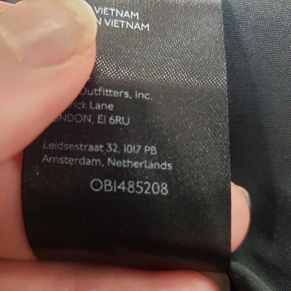 Anthropologie Womens Strappy Wide Leg Jumpsuit Size XL Black Sleeveless Zip - Picture 7 of 12